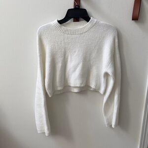Zara Cream Crew Neck Sweater